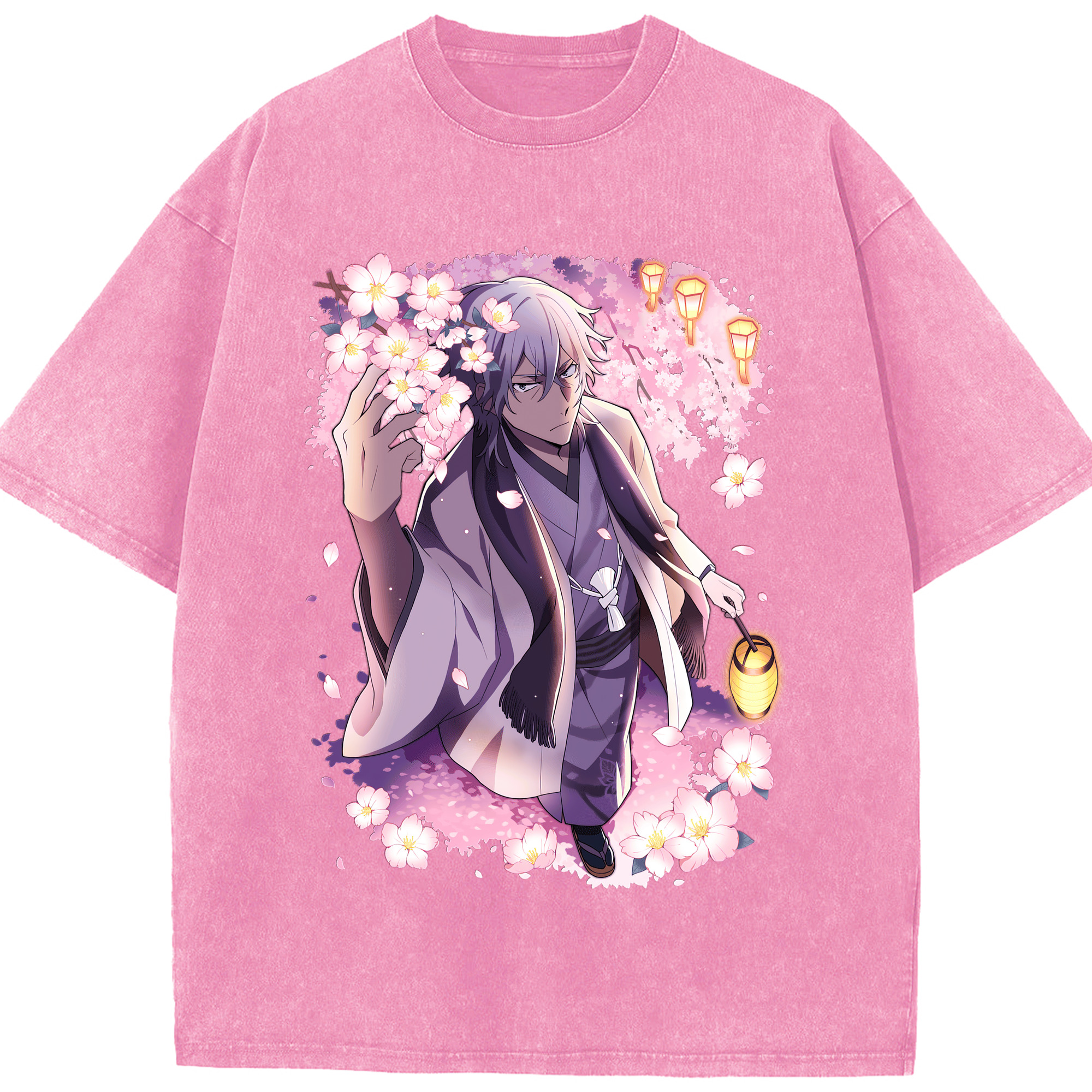 （画像用） 文豪ストレイドッグス Bungo Stray Dogs 綿100% ヴィンテージ風 半袖Tシャツ（フロントプリント）
